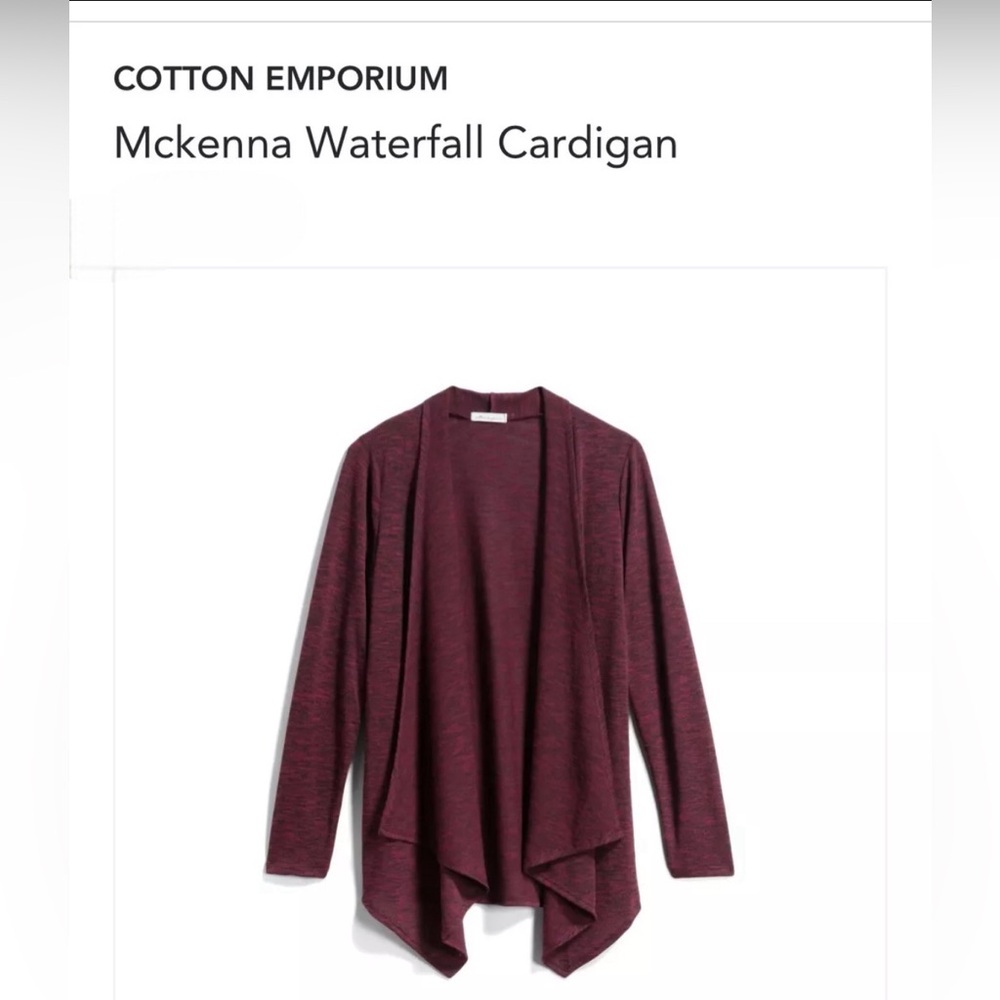 Stitch Fix Cotton Emporium McKenna Waterfall Cardigan - Medium - NWT